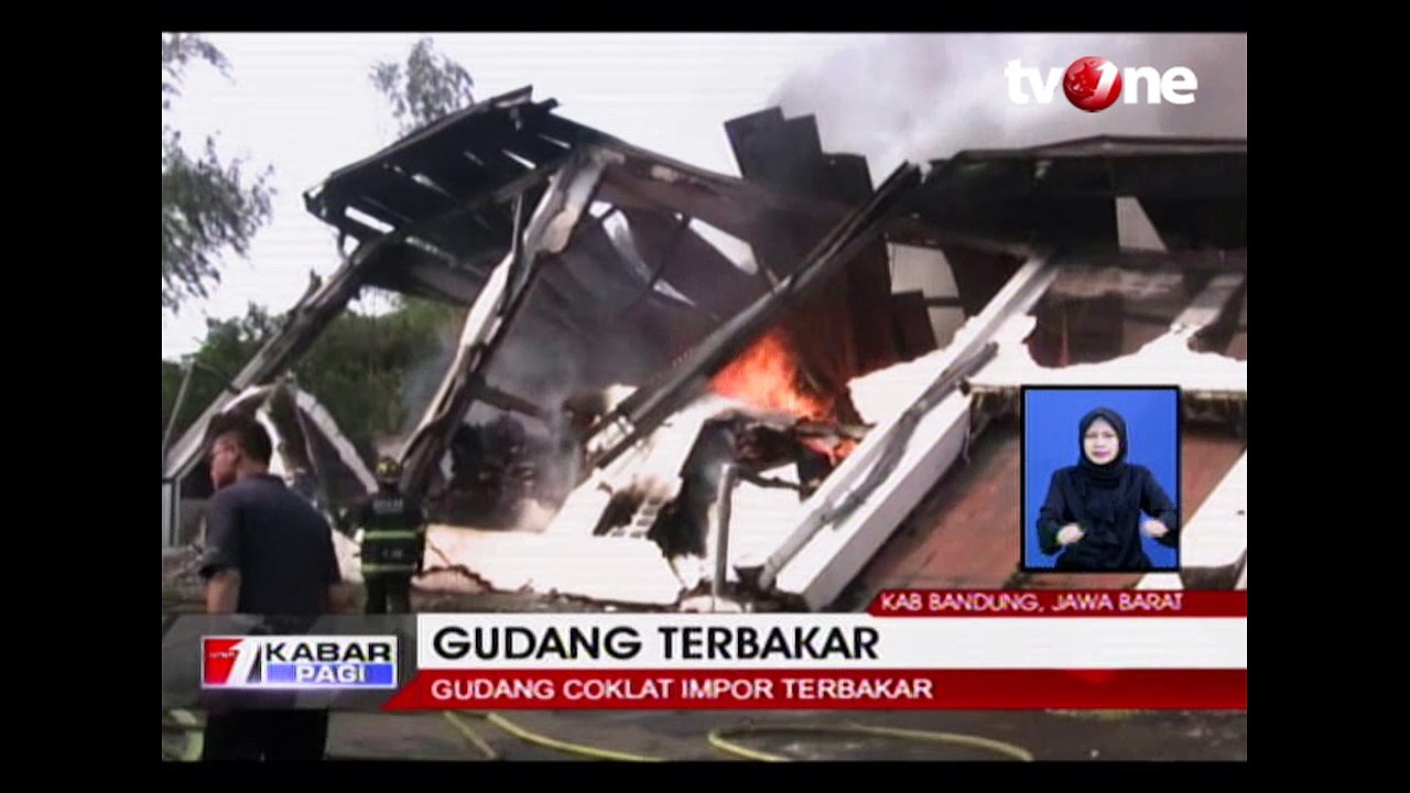 Gedung Coklat Siap Impor Di Bandung Ludes Terbakar