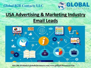 USA Advertising & Marketing Industry Email Leads