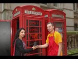 Iconic Red Phone Box Converted Into Britain's Smallest Coffee Shop