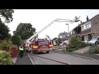 Two people killed in a gas explosion at their home in Derbyshire