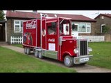 Festive granddad transforms scooter into Coca-Cola Christmas truck