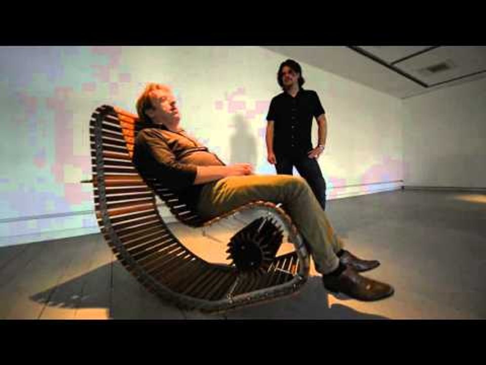 Musical chairs that play tunes when rocked