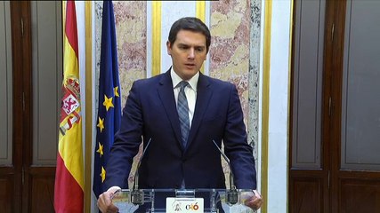 Rivera: “Habrá que estar atento a las hipotecas que nos deja Sánchez de las manos de Torra, Puigdemont y Bildu”
