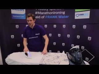 Man attempts to break world record for the longest ironing marathon