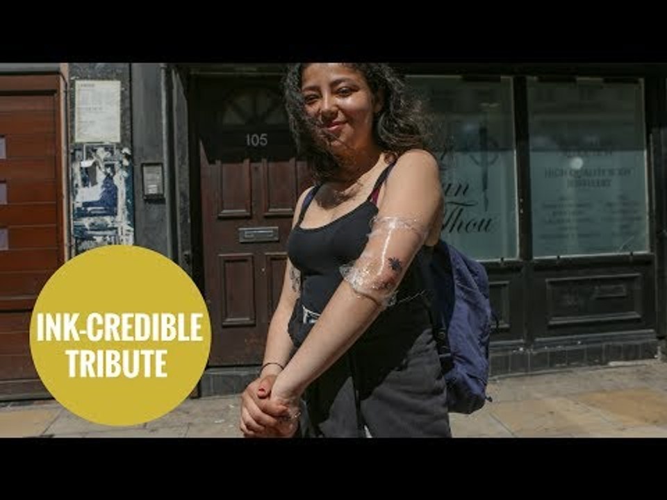 Hundreds queue up to be inked with worker bee t...