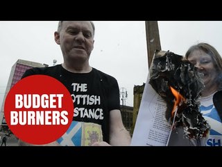 Scots Resistance burn speech in opposition to Osbourne's budget
