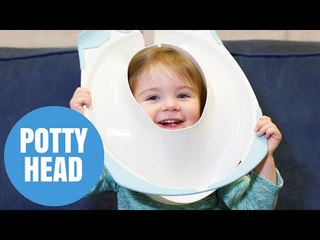 2 year-old girl rescued after potty got stuck on her head