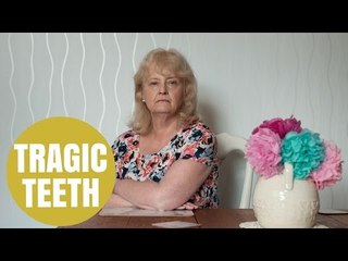 Widow who paid Hungarian Dentist £9,500 for teeth implants is left with a "bulldog bite."