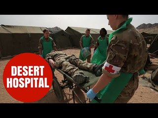 Army medics demonstrate state of the art desert OT
