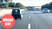 Confused Pensioner Drives The Wrong Way Down The Fast Lane Of Motorway