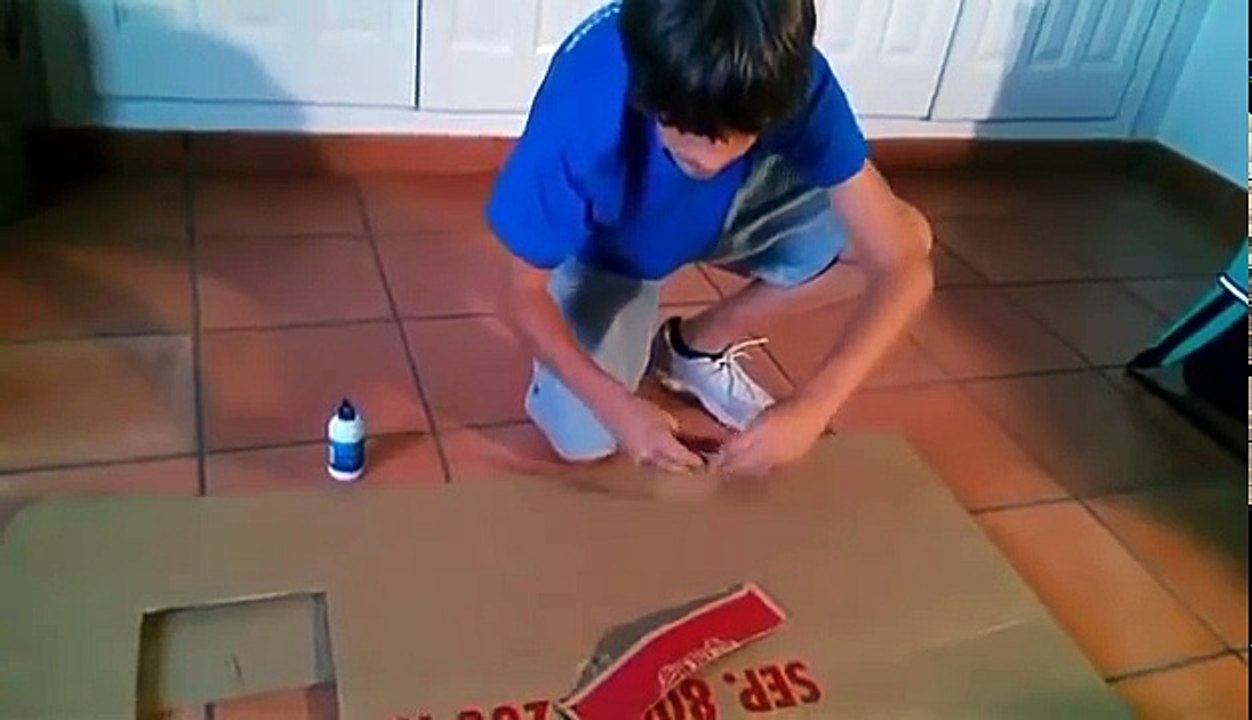 Antidisturbios nerf casero