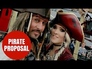 Pirates Of The Caribbean Fan Proposes To Girlfriend Dressed As Jack Sparrow