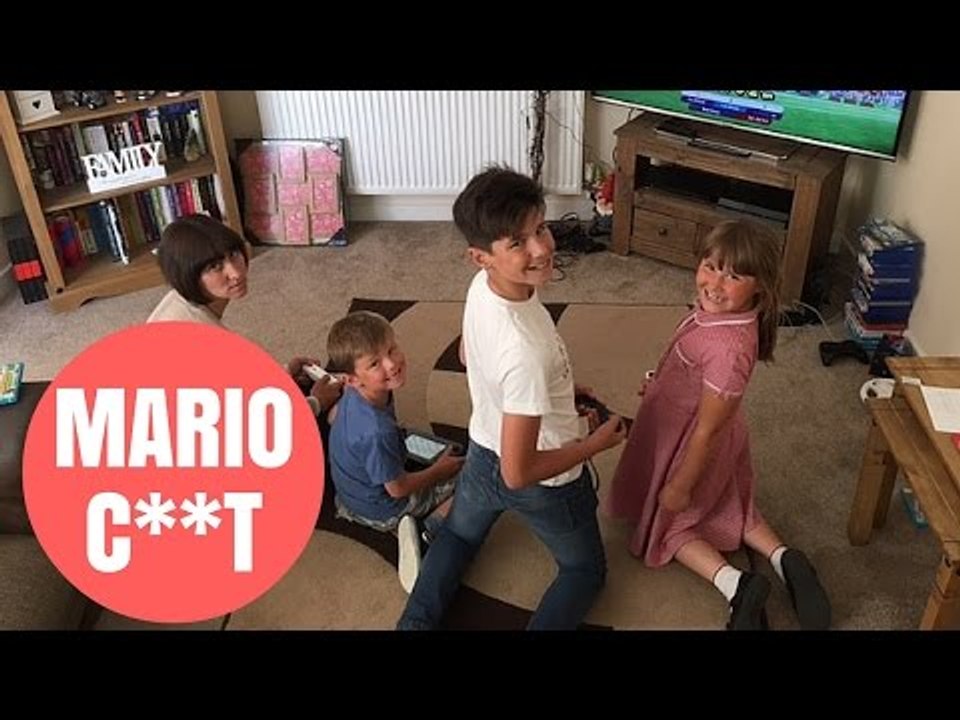 Dad fuming after Mario game teaches daughter to say the word "c**t"