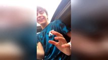 Teen freaks out during his first ever zoo trip