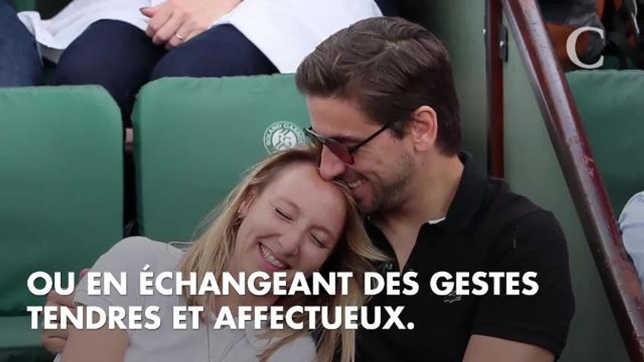 PHOTOS. Quand Audrey Lamy et son compagnon Thomas Sabatier se taquinent dans les tribunes de Roland-Garros