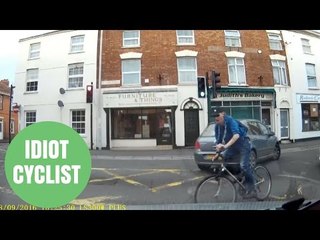Dramatic Dashcam Footage Shows Cyclist's Near Miss