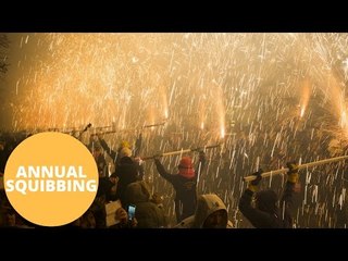 The annual Squibbing competition at the end of the Bridgwater Carnival.