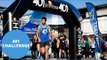 SWNS Video - Ben Smith crosses the finish line of his 401st Marathon in 401 days