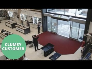 Shopper Accidentally Smashes More Than £5000 Worth Of Televisions