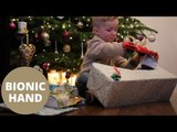 Four-year-old boy has xmas wish come true with bionic hand so he can open presents