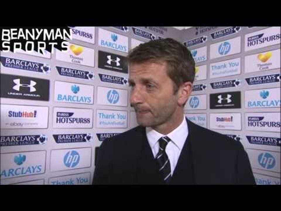Tottenham 3-0 Aston Villa - Tim Sherwood Post Match Interview - Future Unaffected By Win