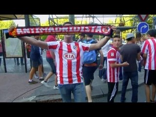 Atletico Fans Celebrate La Liga Triumph On The Streets Of Madrid