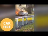 Vauxhall Corsa Bursts Into Flames