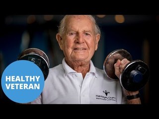 WWII veteran reveals secret to his old age is going to the gym every day
