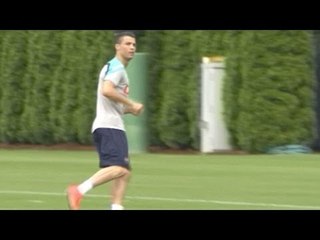 Ronaldo Joins Up With Portugal For His First Training Session In New Jersey