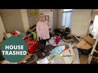 Landlady shocked to find every room of her house totally trashed