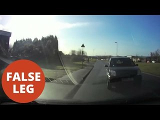 Learner crashes into driver who lost his false leg