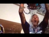 Marco Materazzi Takes On The ALS 'Ice Bucket Challenge' ! Uses The Champions League Trophy !