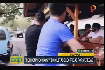Budapest: prohíben “segways” y bicicletas eléctricas por sus veredas