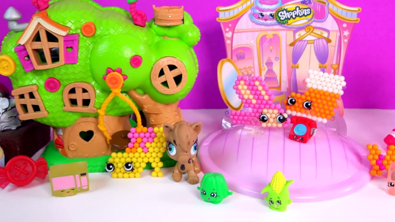 4 Shopkins Season 1 & 2 STICKERS Blind Bag PACKS Collection Box