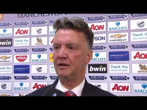 Man Utd 2-1 Everton - Louis van Gaal Post Match Interview - David De Gea Was fantastic