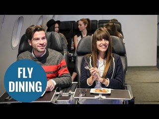 London pop-up restaurant serves airplane food.