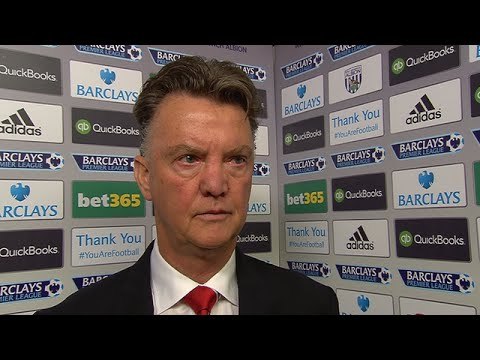 West Brom 2-2 Manchester Utd - Louis van Gaal Post Match Interview - Errors To Blame