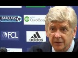 Arsene Wenger Gets Angry After Repeated Questions About 'Wenger Out' Banners