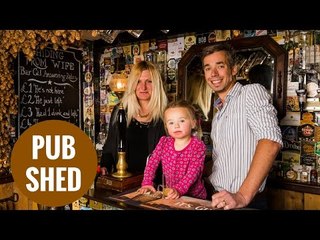 Couple build pub in back garden to keep social life alive as they have kids
