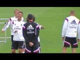 Cristiano Ronaldo Looks Happy Enough As He Jokes About During Real Madrid Training