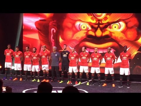 Manchester United Launch New Adidas Home Kit In Shanghai