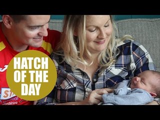 Footballer scores his final goal to join his pregnant wife in labour