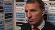 Liverpool 1-2 Man United - Brendan Rodgers Post Match Interview - Can Still Make Top Four