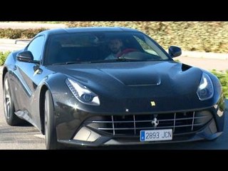 Isco Shows Off His Incredible New Ferrari F12 Berlinetta As He Arrives At Real Madrid Training