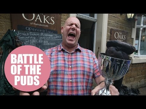 War of the Roses is reignited at the World Black Pudding Throwing Championships