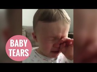Baby crying while listening to Ariana Grande perform Over The Rainbow