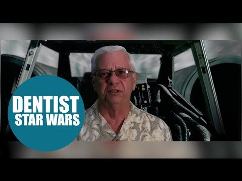 Hilarious dentist superimposed himself into STAR WARS