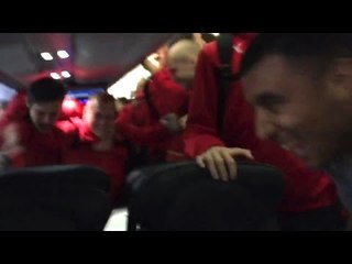 Watford Players Celebrate Promotion To The Premier League On The Team Bus! CRAZY SCENES!
