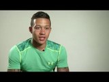 Memphis Depay Interview - I'm Ready For Man Utd,  Ronaldo Is My Hero & LVG Believes In Me