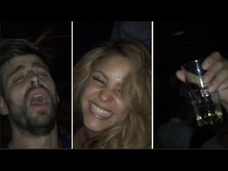 Gerard Pique Celebrates Champions League Win By Partying With Shakira & Lots Of Champagne!